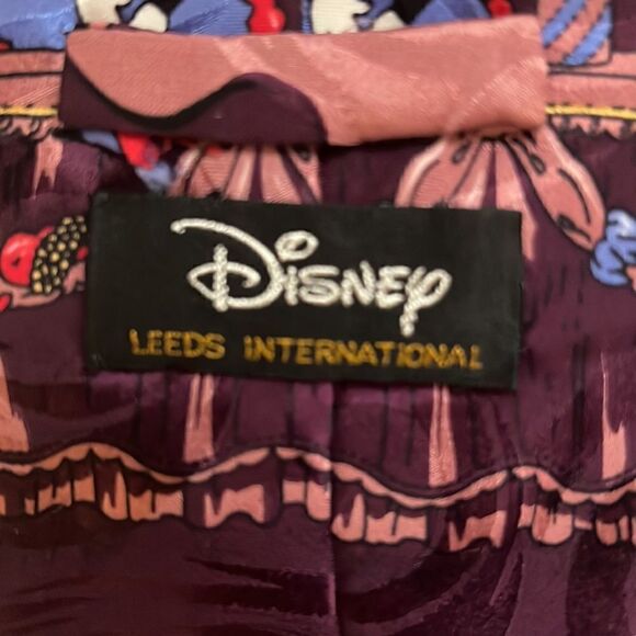 ‎Disney Leeds International 100% Silk Tie Made In Italy - Picture 7 of 9